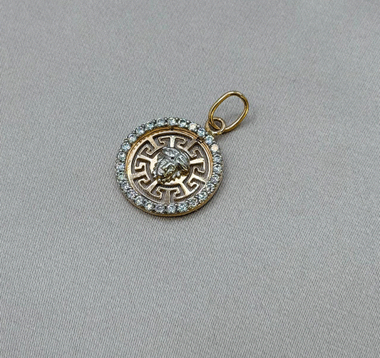 Pendentiv din aur roz