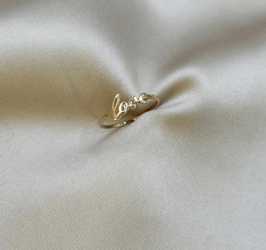 Rose gold ring