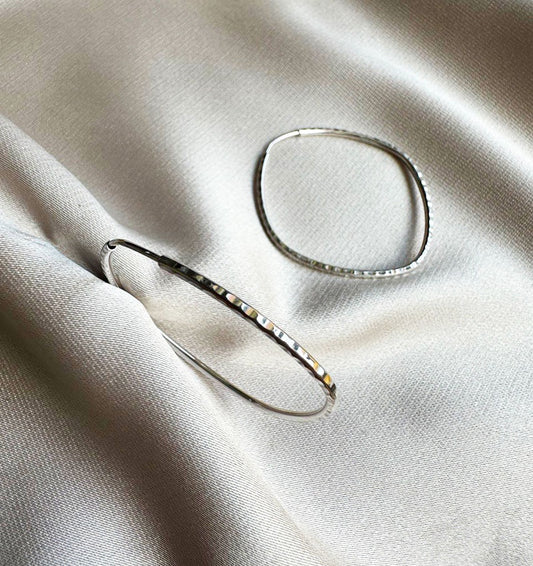 Серьги из белого золота