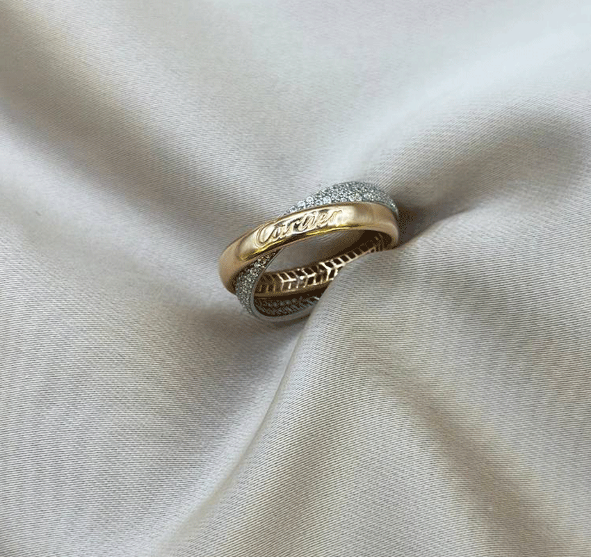 Сет из розового золота