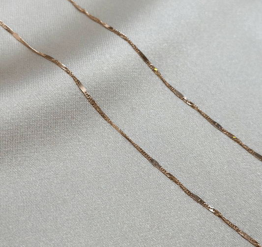 Rose gold chain
