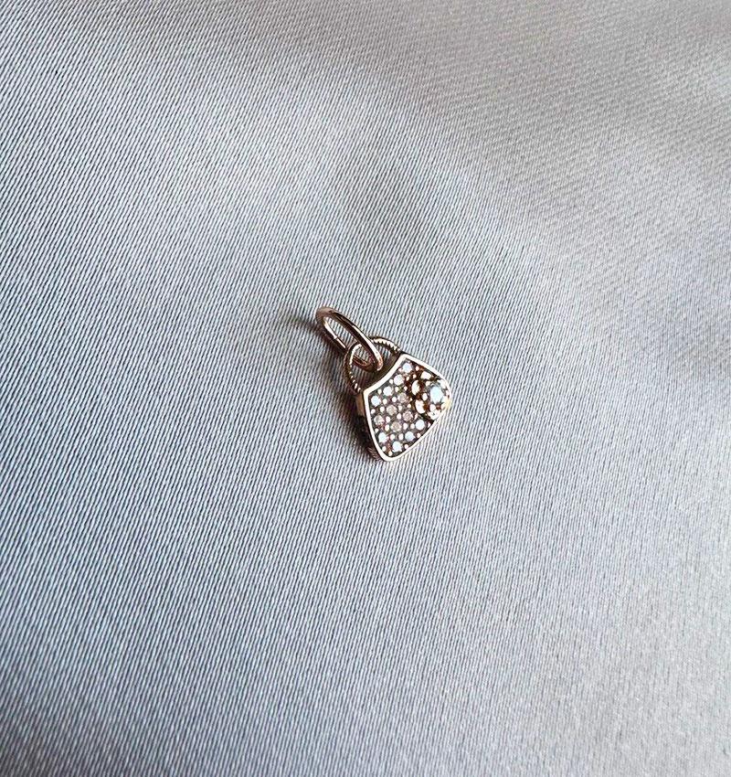 Подвеска из розового золота