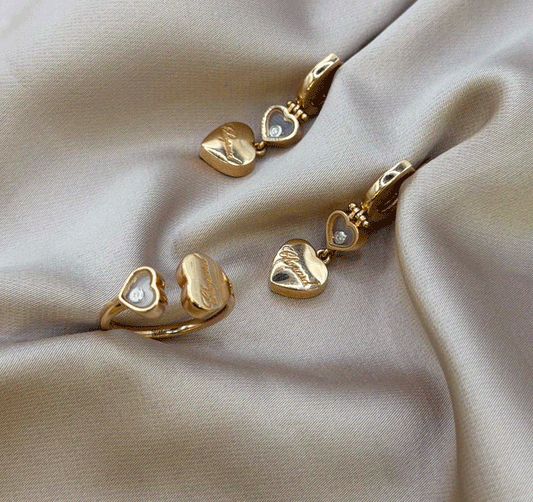 Сет из розового золота