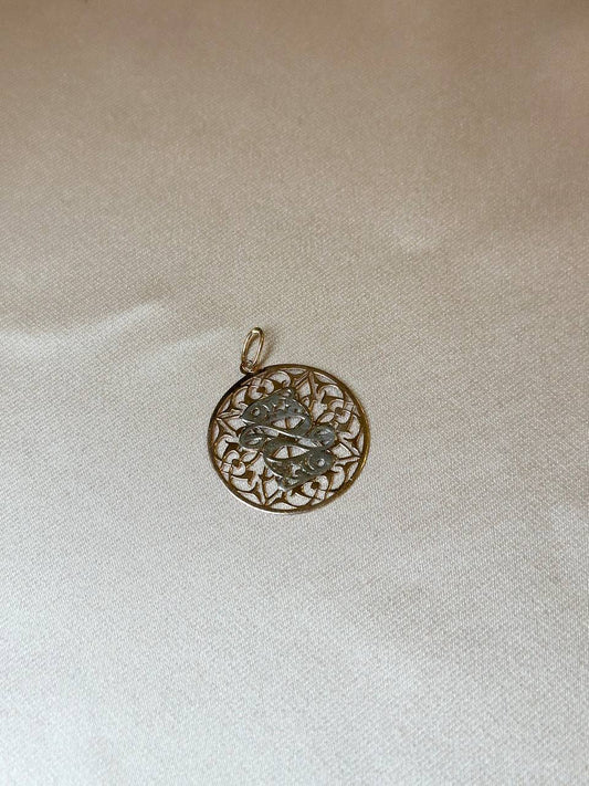 Rose gold pendant