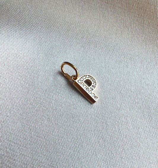 Кулон-Буква из розового золота