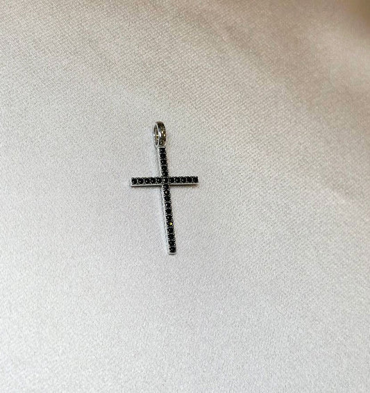 Подвеска из серебра с цирконом