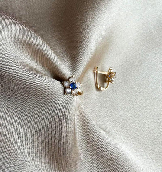 Серьги из розового золота