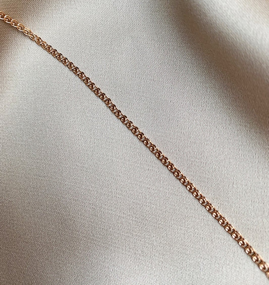 Rose gold chain