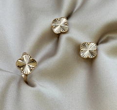 Rose gold earrings