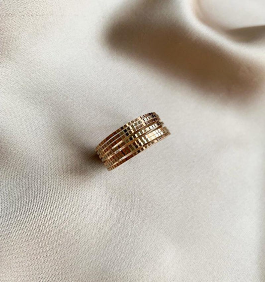 Rose gold ring