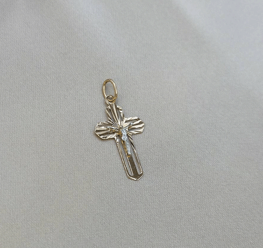 Cruciuliță din aur roz