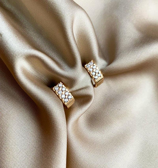 Серьги из розового золота