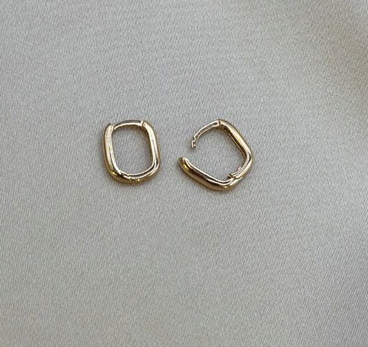 Серьги из розового золота