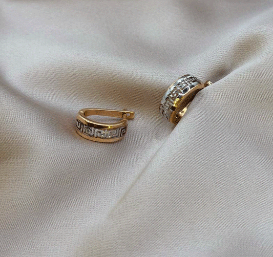 Серьги из розового золота