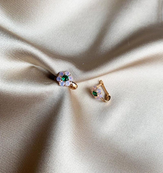 Серьги из розового золота