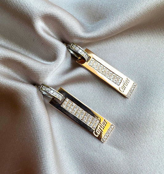 Rose Gold Diamond Earrings 0.57ct