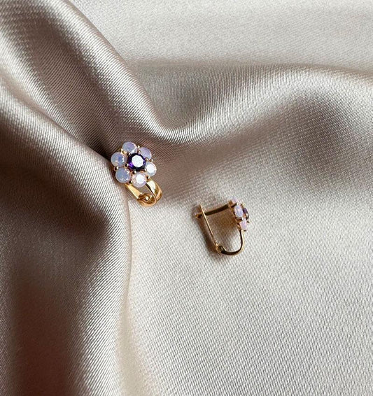 Серьги из розового золота