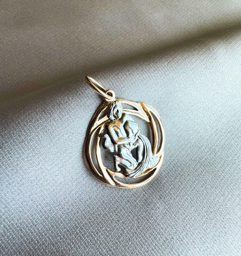 Подвеска из розового золота
