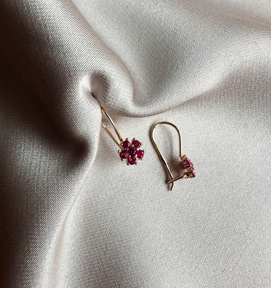 Серьги из розового золота