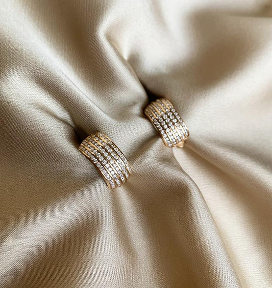 Серьги из розового золота