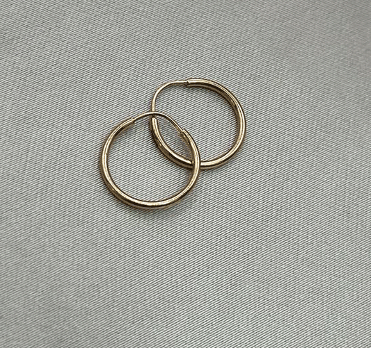 Серьги из розового золота