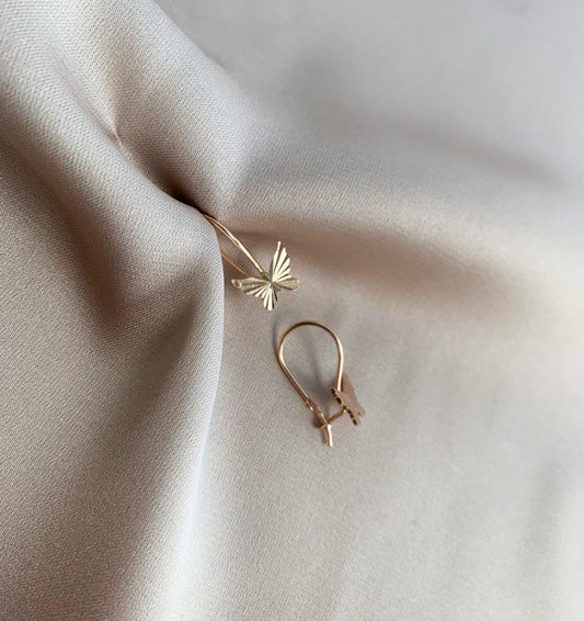 Серьги из розового золота