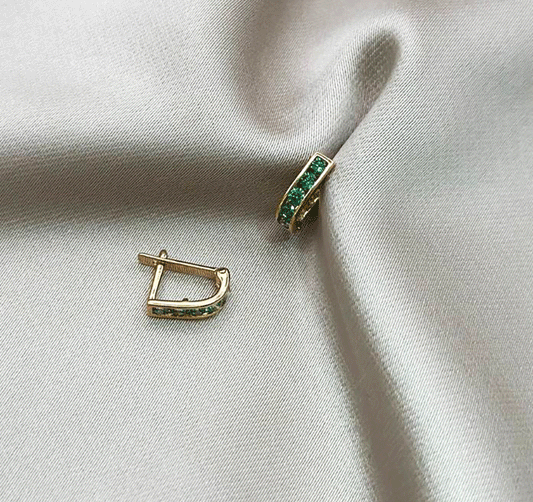 Серьги из розового золота