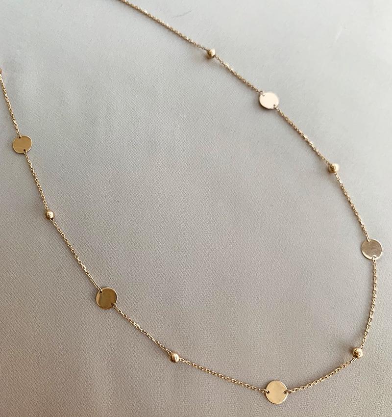 Rose gold necklace