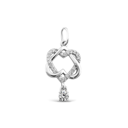 Pandantiv din argint cu zirconiu