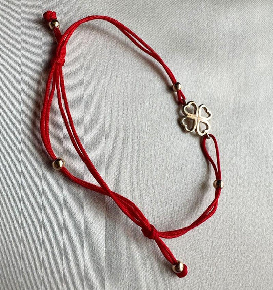 Rose gold bracelet with zircon