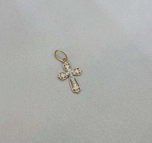 Cruciuliță din aur roz