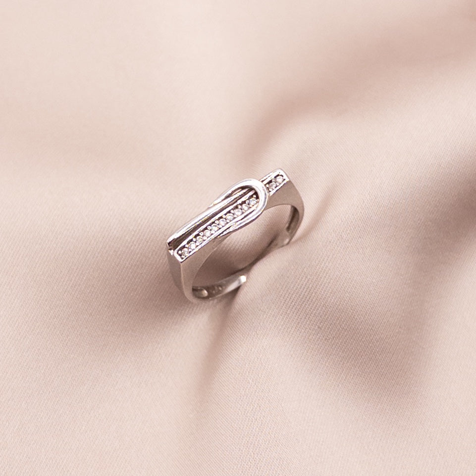 Inel de argint cu zircon