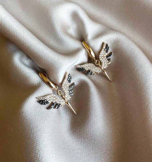 Серьги из розового золота