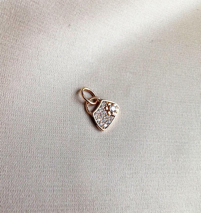 Подвеска из розового золота