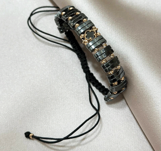 Rose Gold Bracelet with Enamel