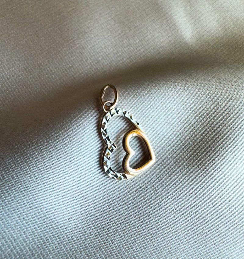 Подвеска из розового золота