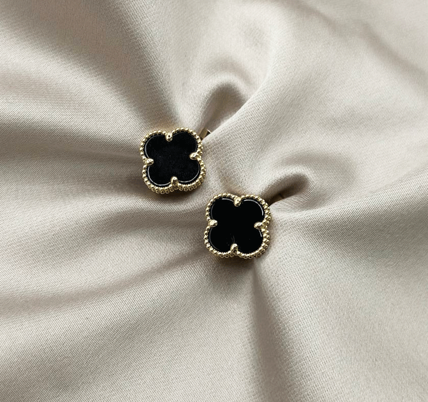 Серьги из розового золота