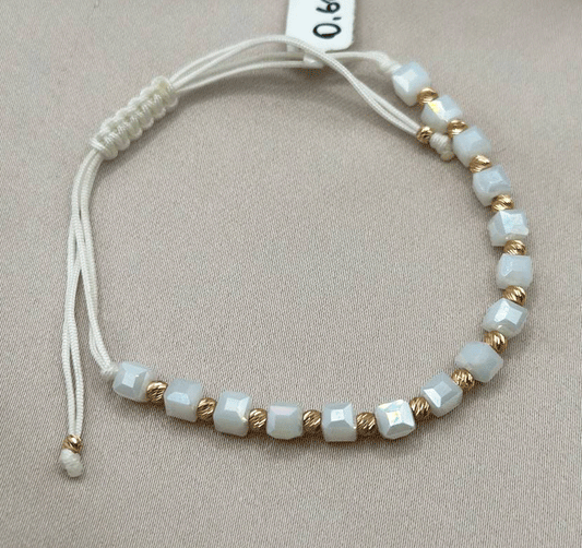 Rose Gold Enamel Bracelet
