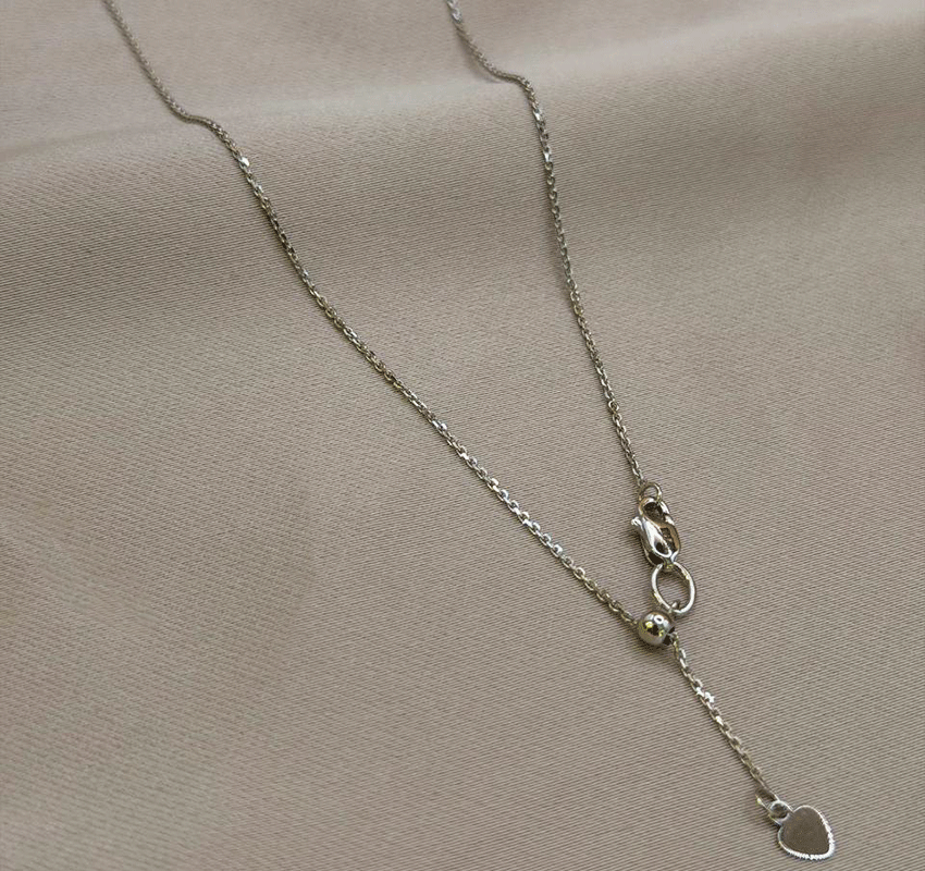 Colier din aur roz cu zirconiu