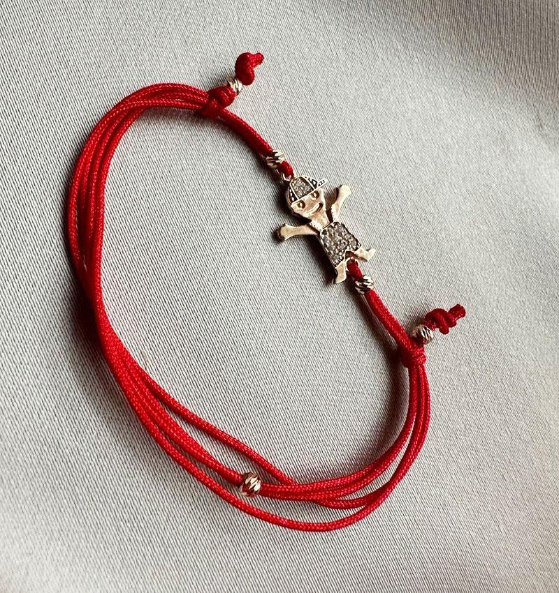 Brățară din aur roz cu zirconiu