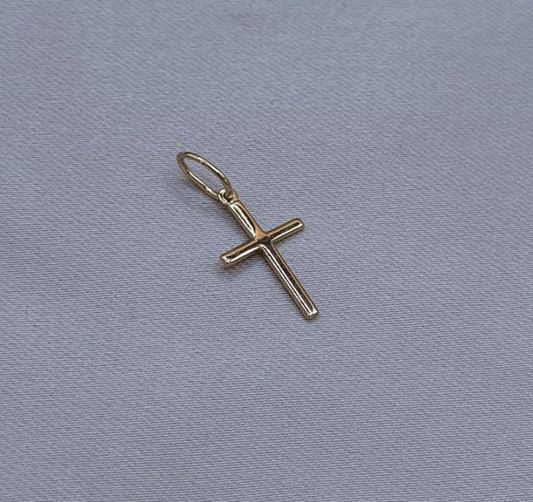 Cruce din aur roz