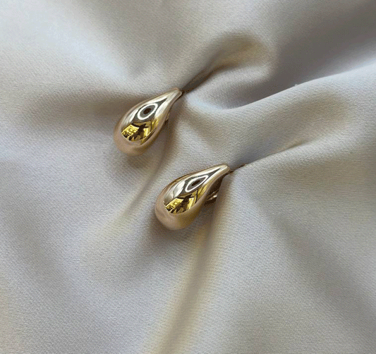 Серьги из розового золота