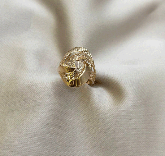 Rose gold ring