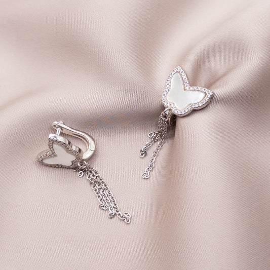 Mother-of-pearl silver set