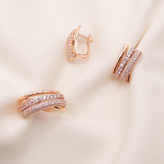 Rose gold set