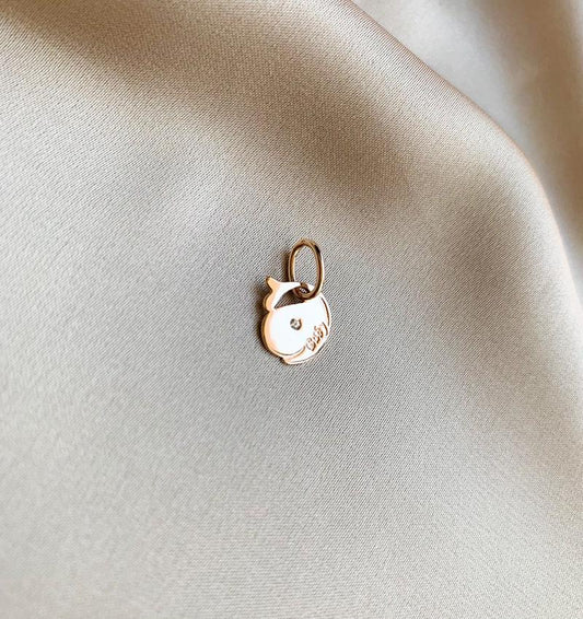 Подвеска из розового золота