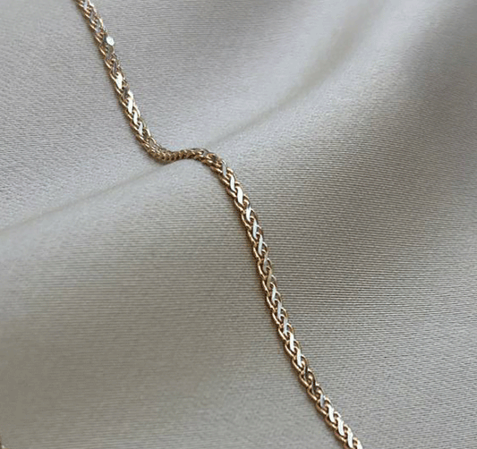 Цепь из розового золота