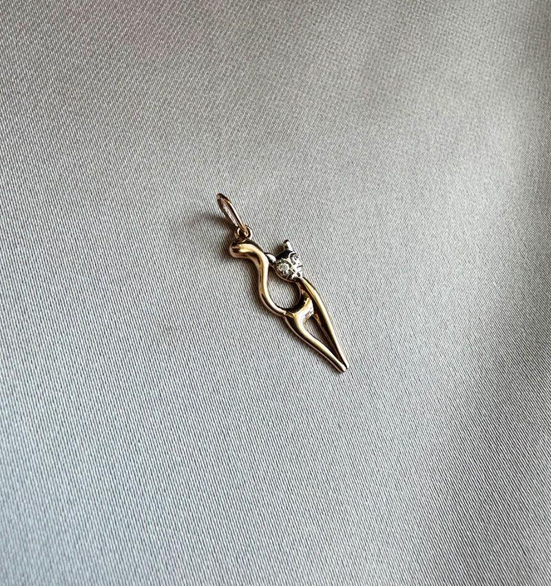 Подвеска из розового золота