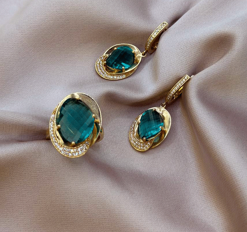 Сет из розового золота