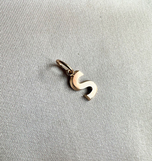 Кулон-Буква из розового золота